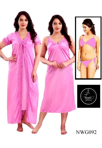 Stylish 4 part Nighty NWG092