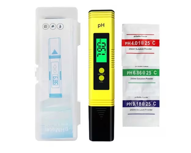 PH Meter pen type for Drinking Water Aquarium, Hydroponic ,Fish Farming, RAS, Aquaponics, Hydroponics, Biofloc,Wastewater