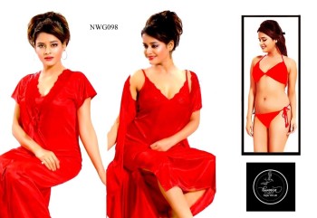 Stylish 4 part Nighty NWG098