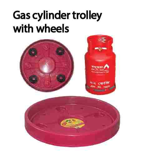 gas cylinder trolley with wheels