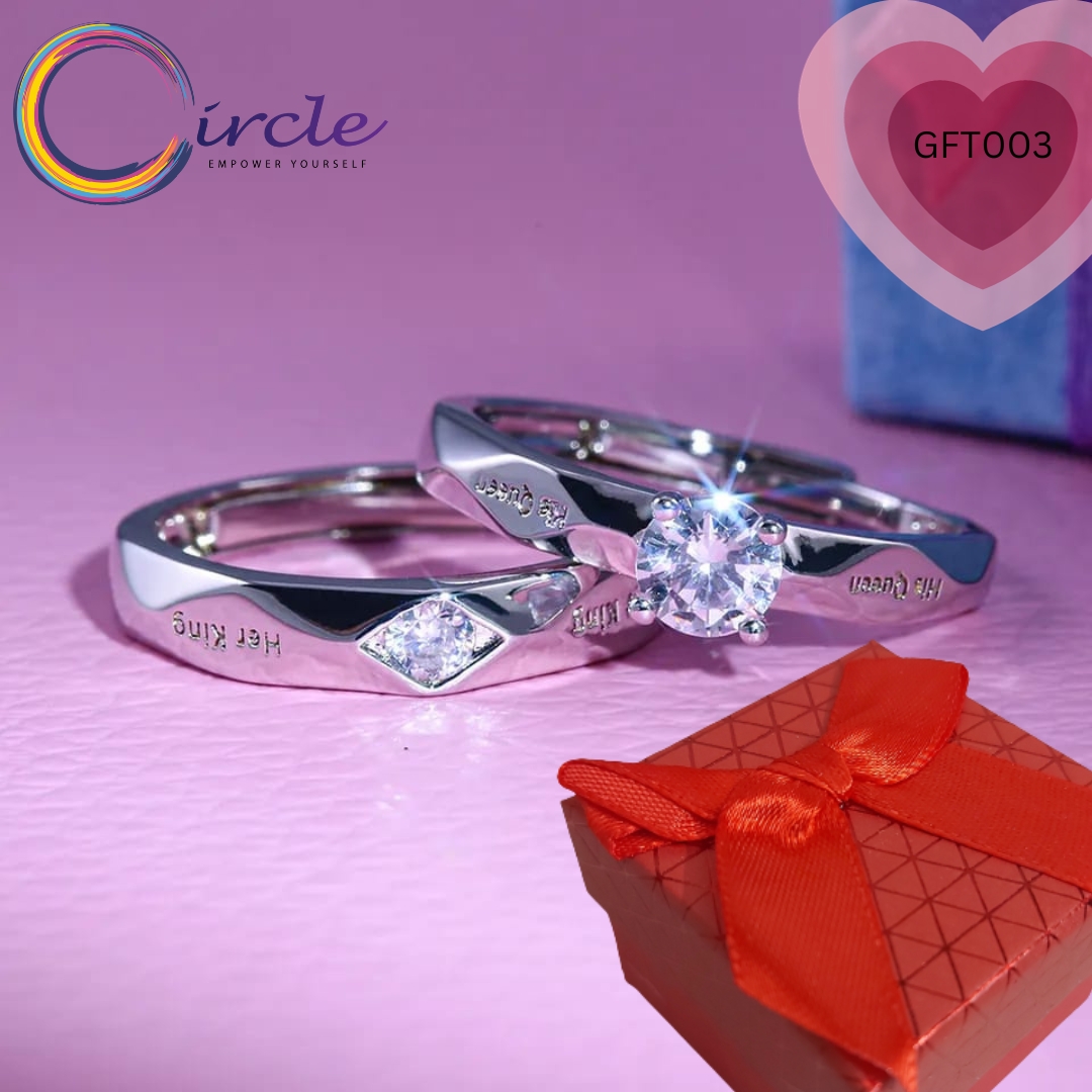 Exclusive Korean Couples Adjustable Ring GFT003
