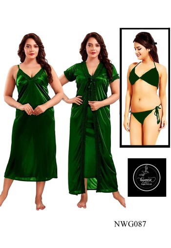 Stylish 4 part Nighty NWG087
