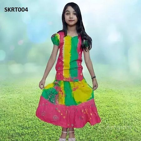 বাচ্চাদের বাটিক স্কার্ট সেট SKRT004