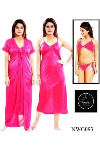 Stylish 4 part Nighty NWG093